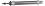 Cylinder ISO6432 MI-12x25-S-CA, Ø12x25